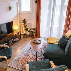 Cozy 2 Bedroom Artbnb Train Station Garage Wi-fi * Toulouse