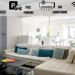 Holiday home La Maison Jasmin - 8 Personnes - Parking Prive - Climatisation - Jardin